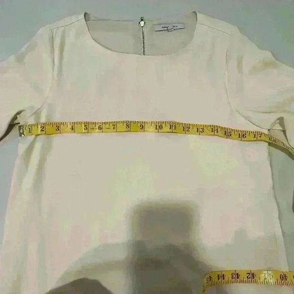 Naked Zebra Ivory Sheath Dress Size Small - Picture 5 of 6